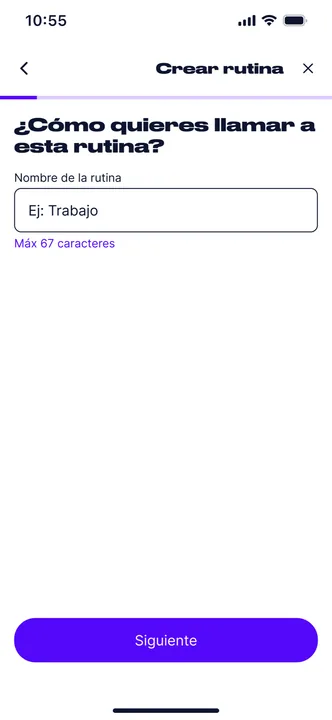 Pantalla de la app de Waiis