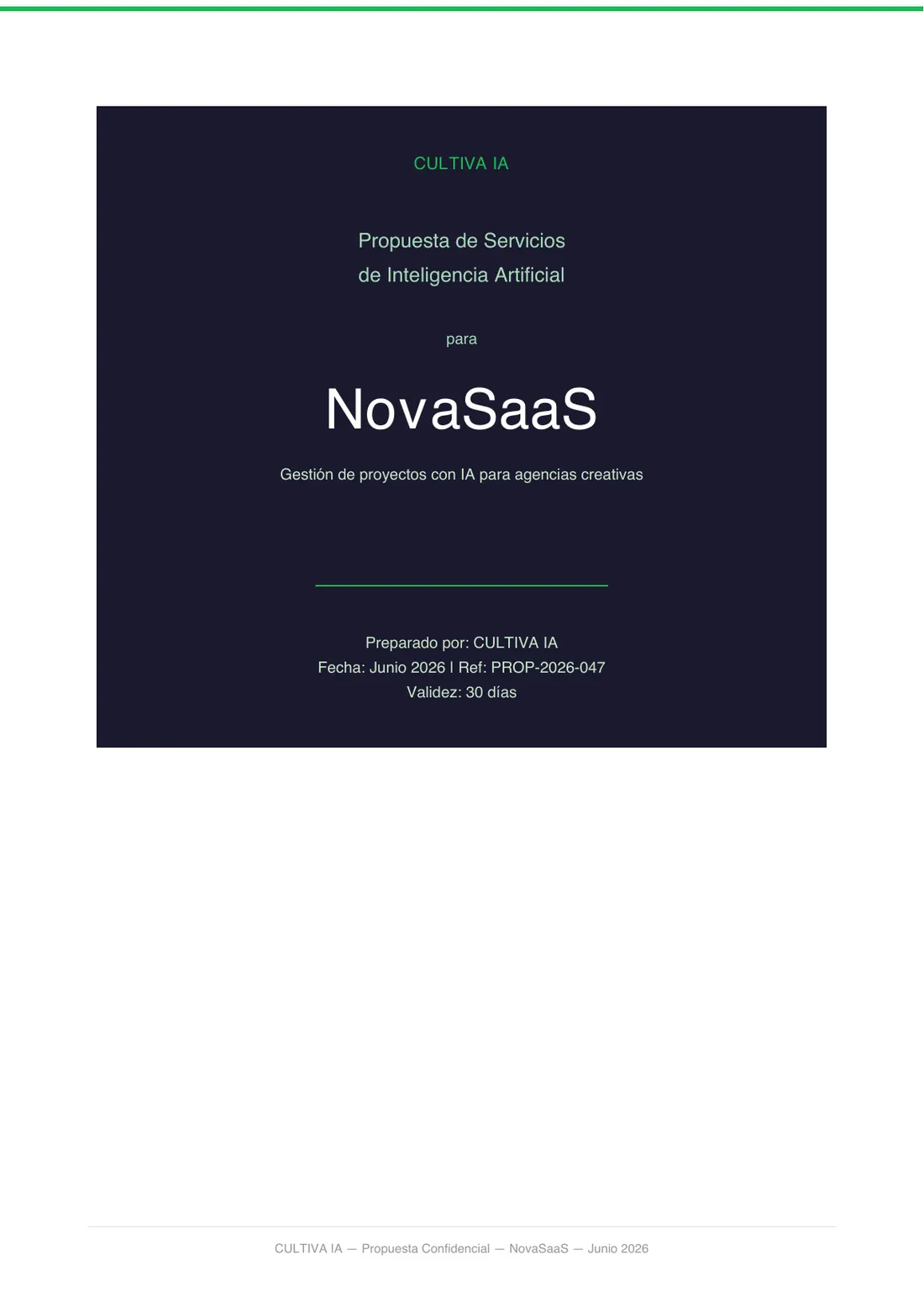 Resultado de ejemplo de Procesador de Archivos PDF